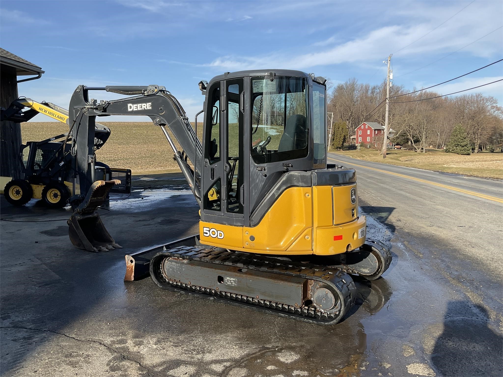 
                   2010 DEERE, 50D Excavator — Mini						