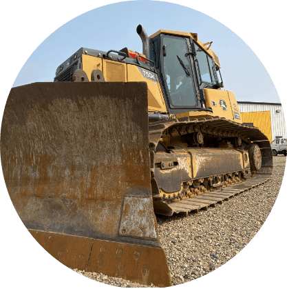 <!--large dozer from front angle-->